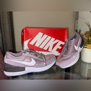 Nike Mauve and White Running Shoes